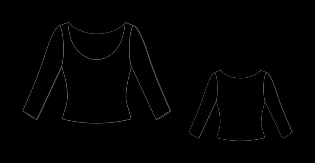 Scoop Neck Blouse Sewing Pattern PDF XS-4XL